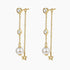 gold plated pearl drop earrings, freshwater pearl earrings for women, sterling silver pearl earrings, earrings with pearl drops