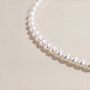 freshwater pearl necklace, pearl necklace for brides, wedding pearl necklace, white pearl, pearl choker necklace​, white pearl necklace​, chunky pearl necklace, round freshwater pearl necklace