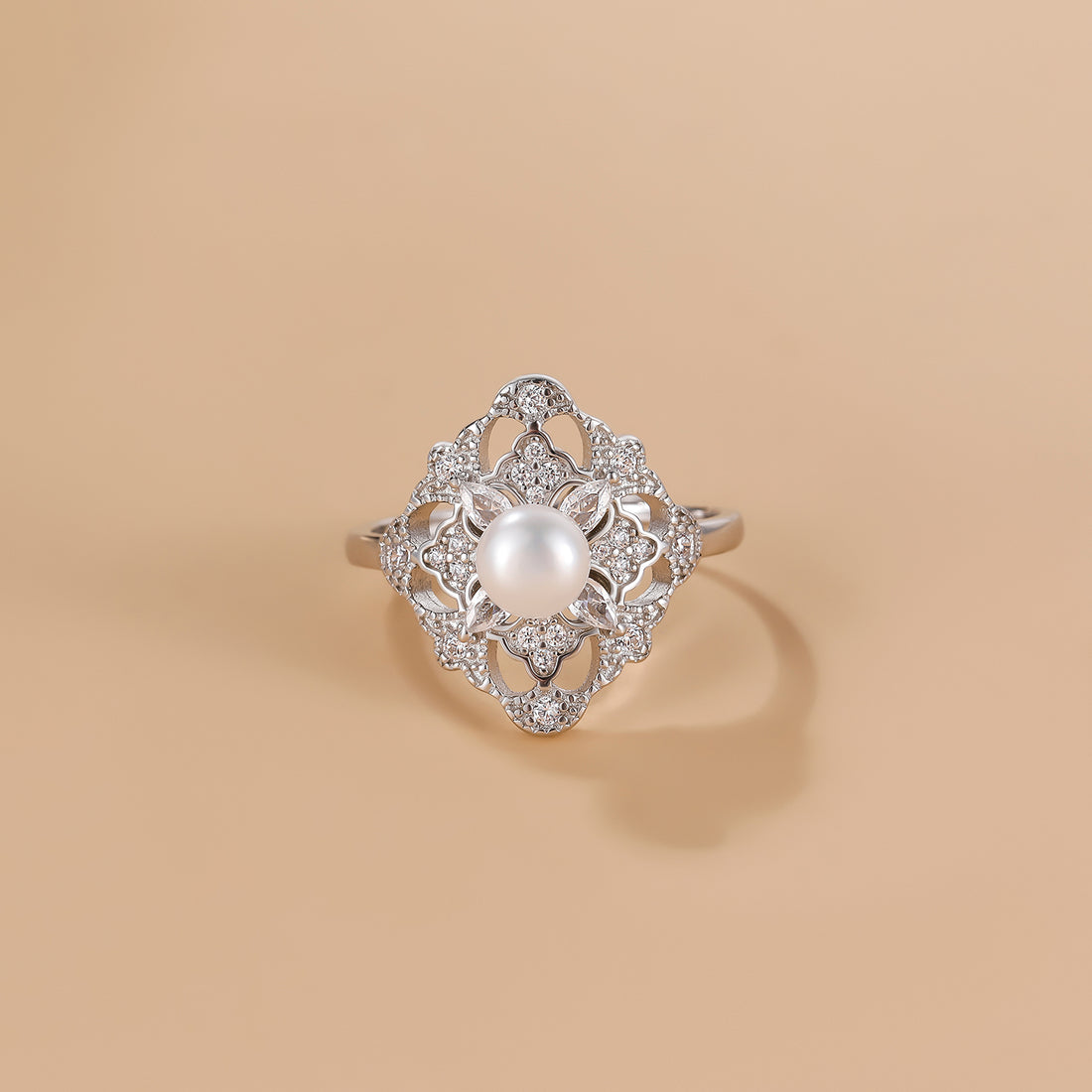 Vintage Pearl Engagement Rings