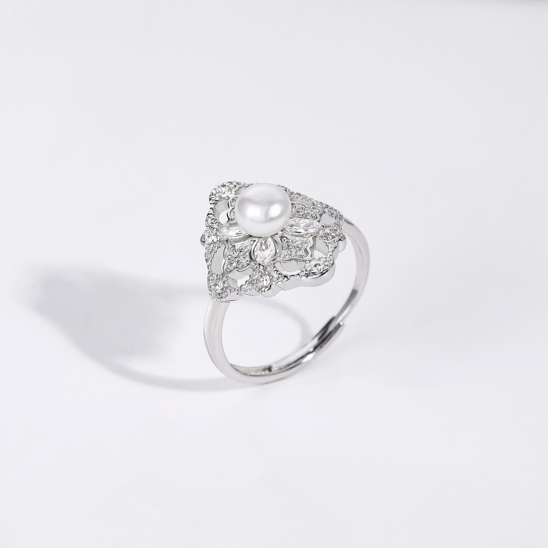 Vintage Pearl Engagement Rings