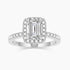 cubic zirconia rings, silver wedding rings for women, silver rings set, emerald ring, affordable rings under 50, cubic zirconia ring, stackable ring, emerald cut