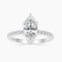 marquise ring for women, silver marquise ring, cubic zirconia rings, stacked wedding rings
