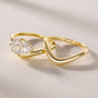  solitaire engagement ring​, cz ring, cz bridal ring sets, east west pear cut ring, cz bridal ring sets,ring set,thin band, engagement ring, eamti, travel ring, eamti jewelry, brass rings, east west ring set, 