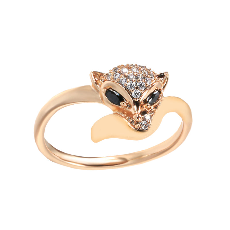 sterling silver rings; fox rings; Eamti;