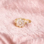 flower ring, flower engagement ring, flower and ring, flower with ring, flower rings, flower wedding ring, gold flower ring