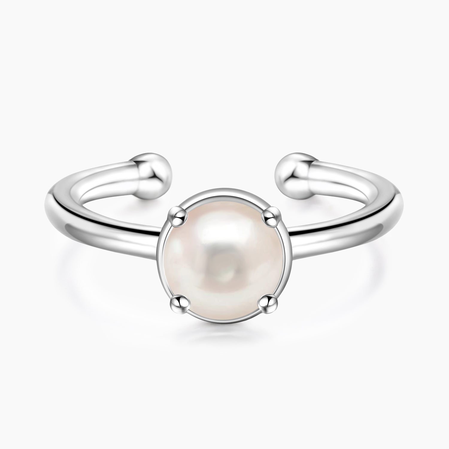 pearl birthstone, june birthstone, cheap rings, stacked wedding rings