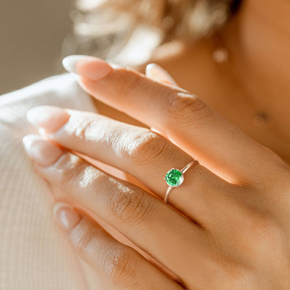 may birth stone, birthstone rings, cz engagement rings