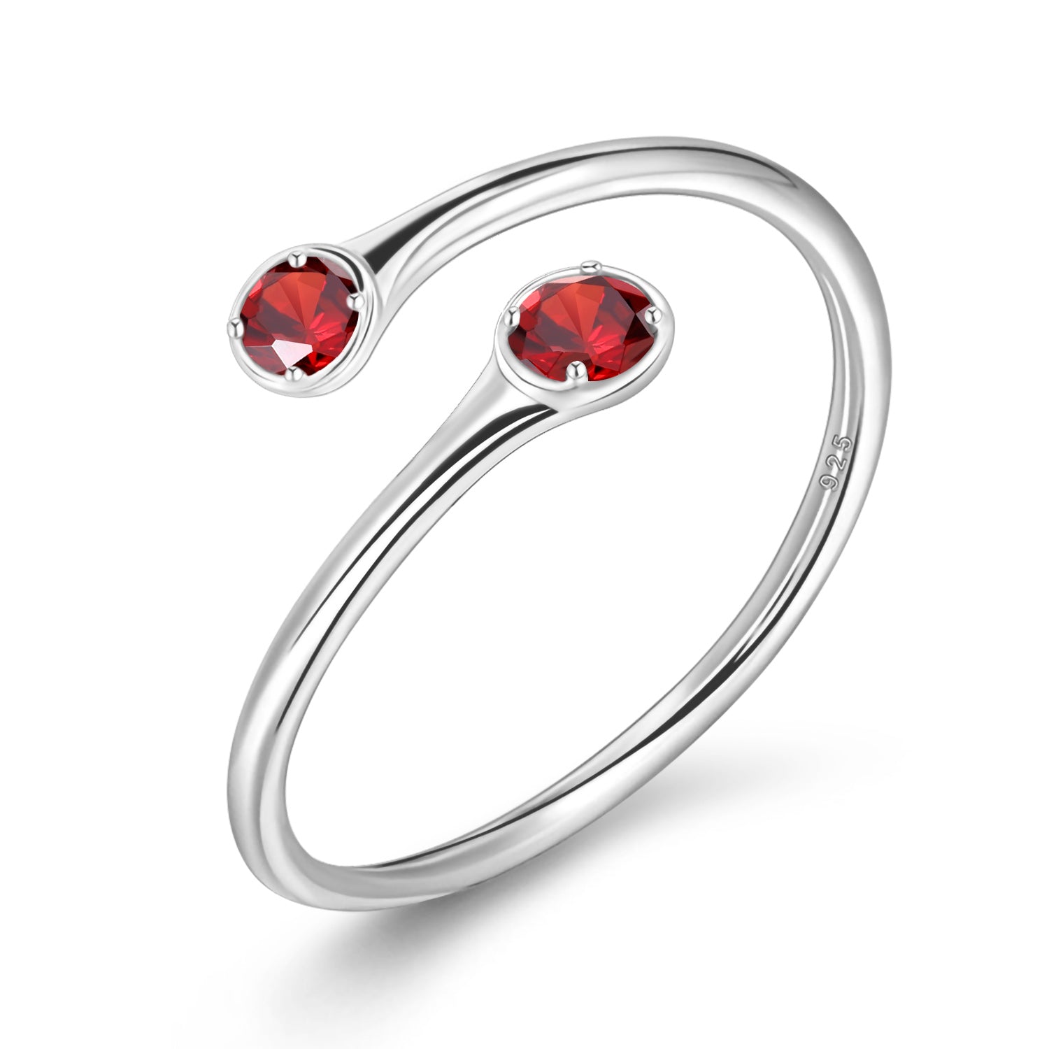 july birth stone, ruby birthstone, cheap rings, stacked wedding rings, two stones, 925 wedding rings, classic wedding rings
