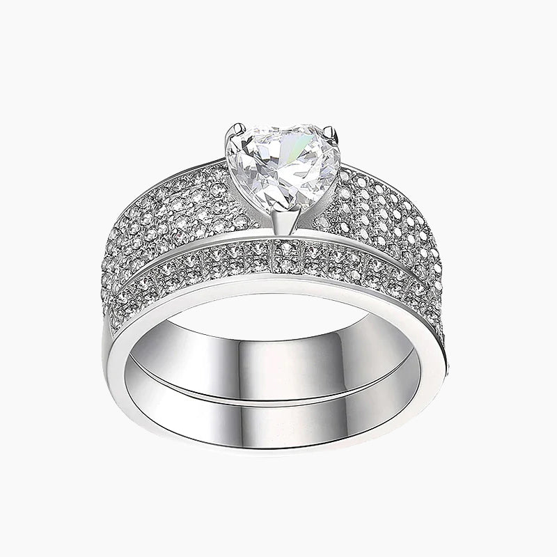 cz engagement rings, travel rings, cubic zirconia, fake engagement rings, heart rings, affordable jewelry