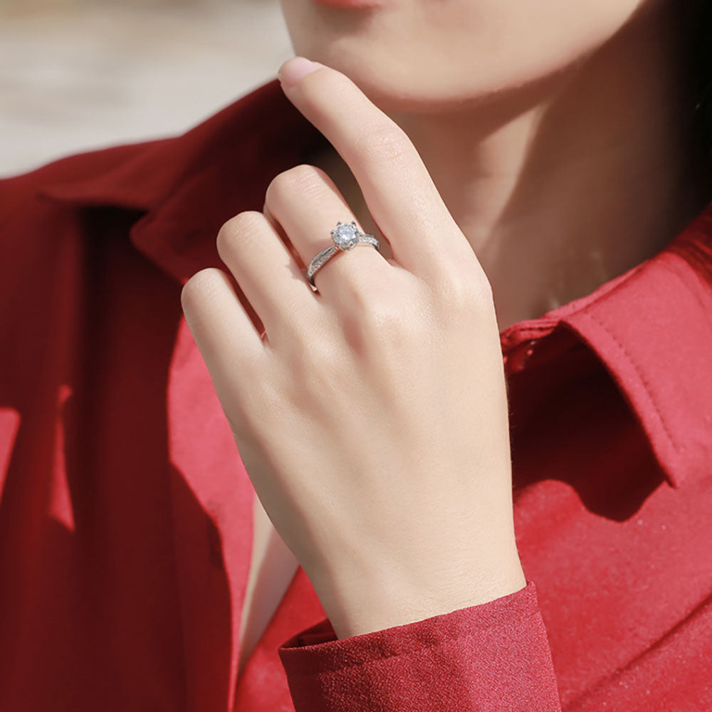 stunning wedding rings, simple engagement rings, Eamti, cubic zirconia ring, stackable ring, affordable jewelry for woman, cheap ring under $50