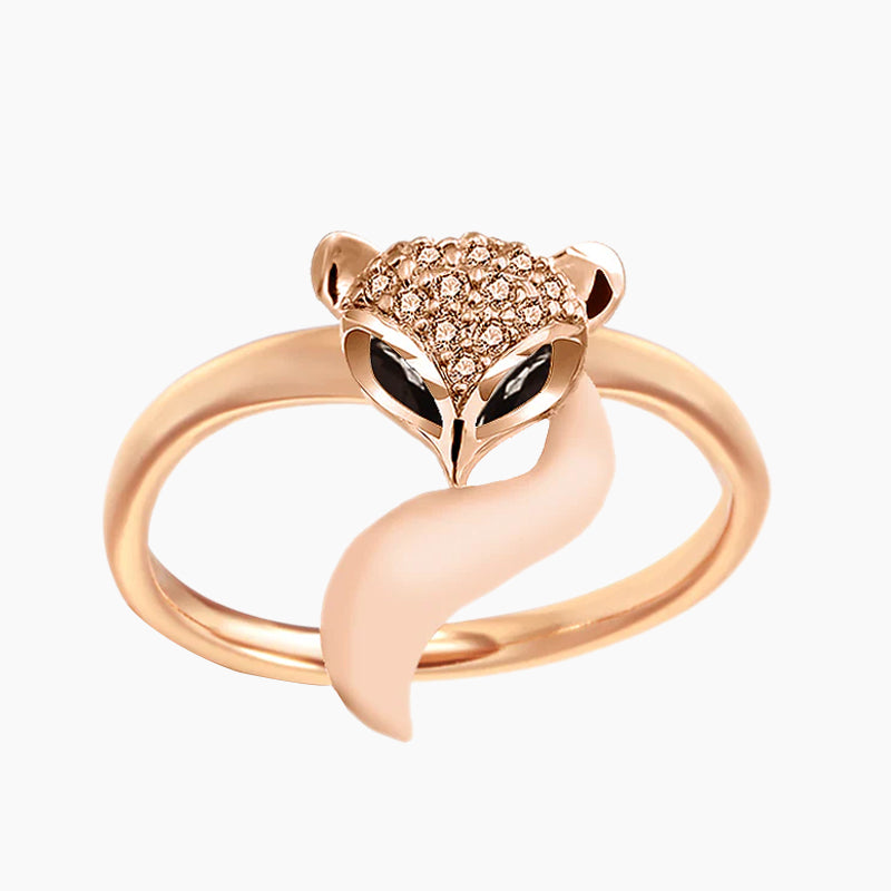 gold plated rings; fox rings; Eamti;