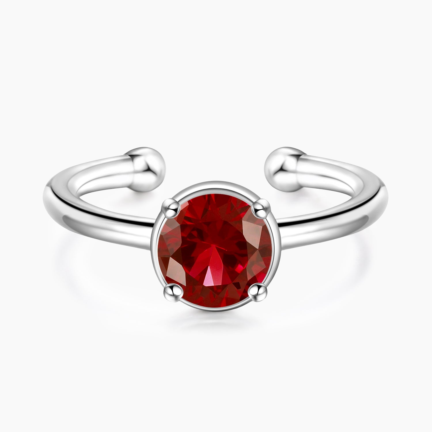 july birth stone, ruby birthstone, cz rings, cheap rings, stacked wedding rings, two stones