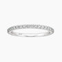 classic gemstone rings; sterling silver rings; Eamti; eternity ring, infinity ring, s925 band ring for women, full eternity, stackable ring, cubic zirconia ring