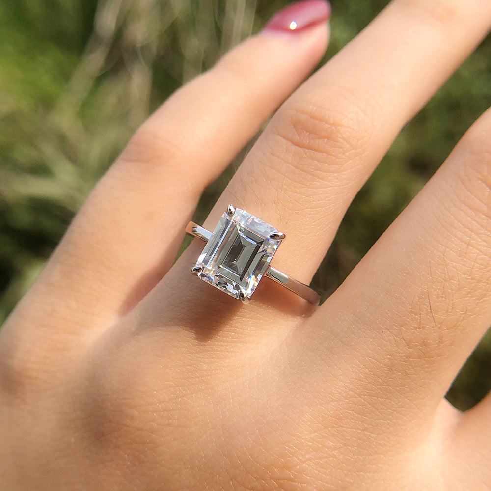 radiant cut engagement rings, radiant cut, radiant diamond, radiant cut diamond ring, radiant cut ring, radiant diamond ring, 3 carat radiant cut diamond ring, cubic zirconia engagement rings, cubic zirconia wedding rings