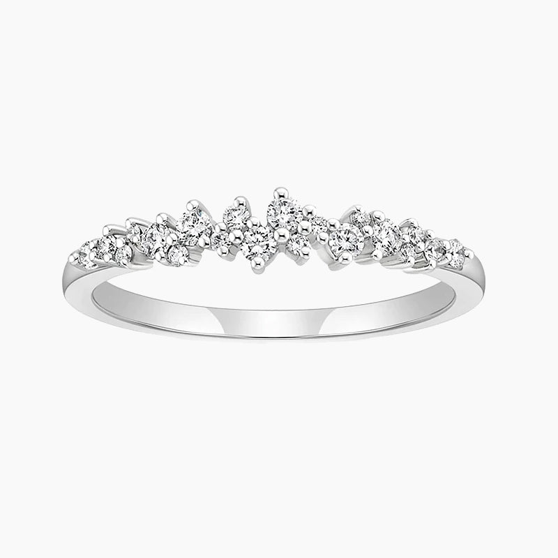classic wedding rings; delicate engagement rings; Eamti; cluster ring