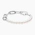 925 silver pearl bracelet, silver bracelet for women, pearl bracelet