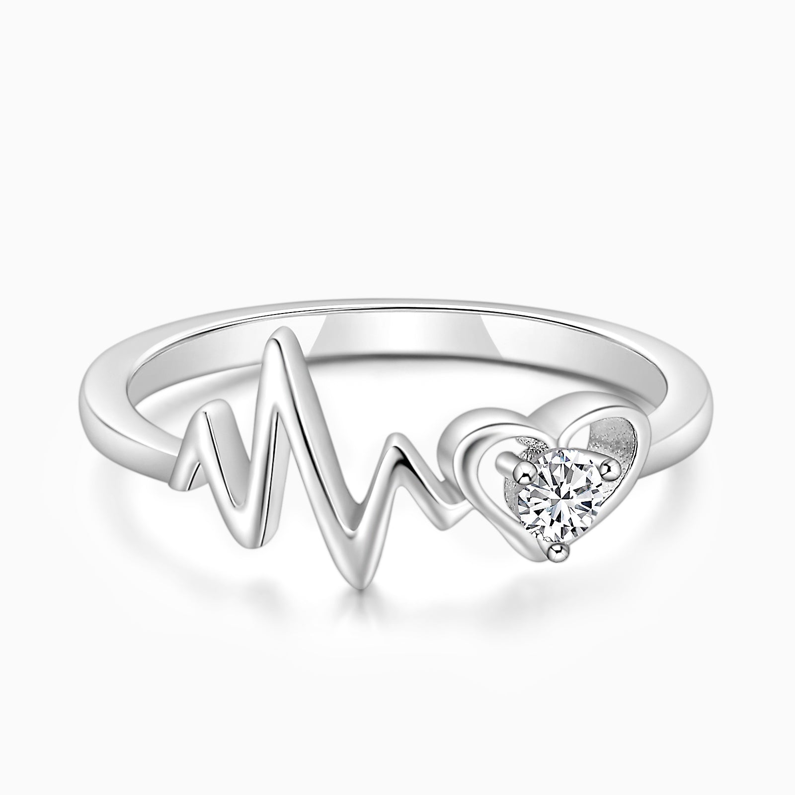 Anello elegante in argento sterling 925