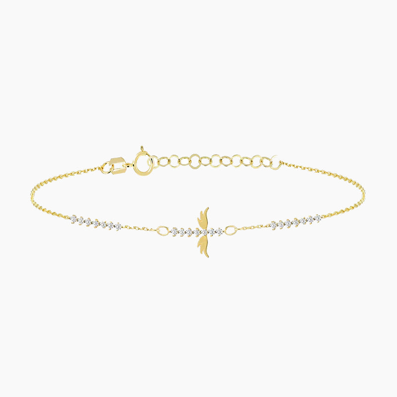 925 Sterling Angel Wings Bracelet