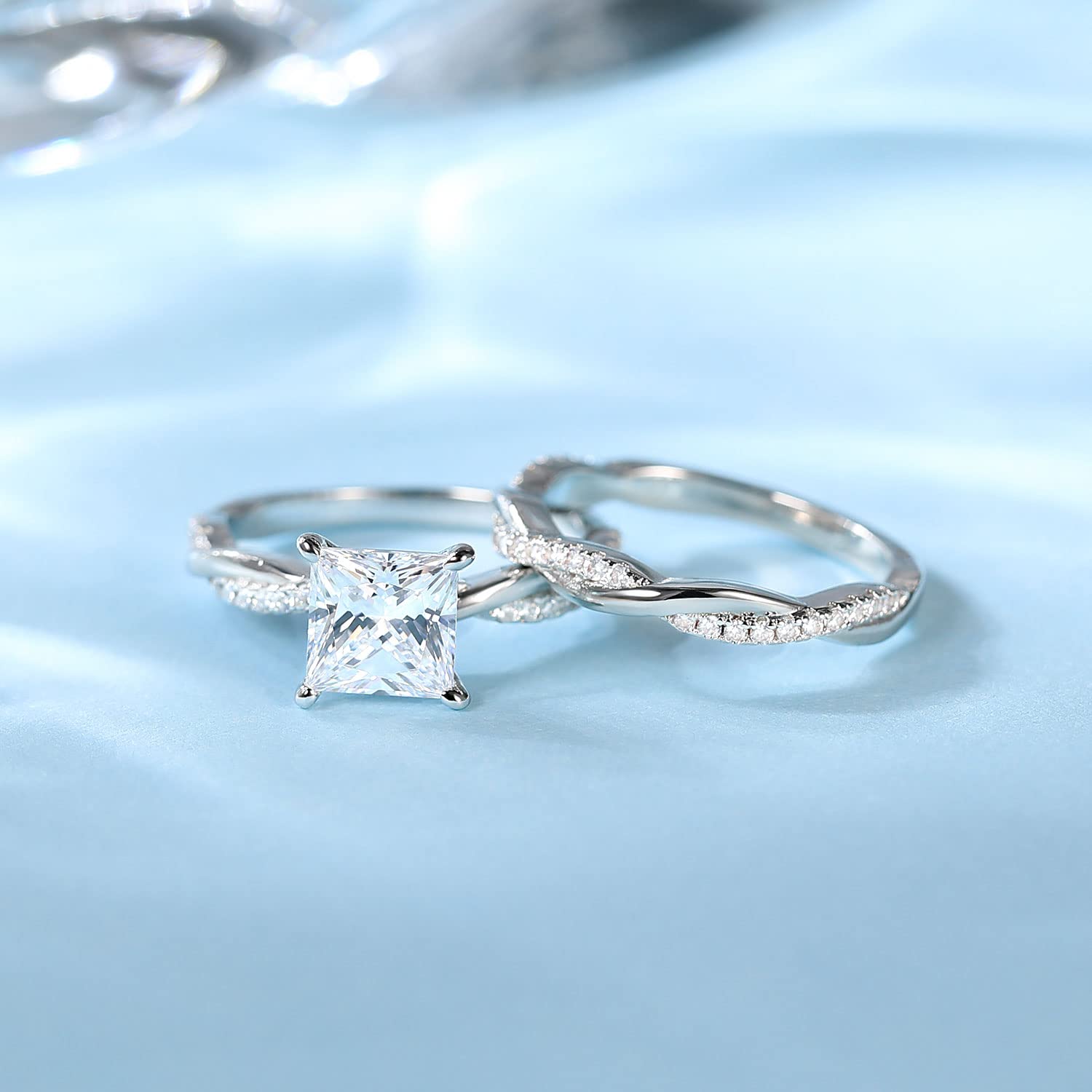 ring couple set, cheap wedding ring sets, rings set, fake bridal set rings, ring couple set