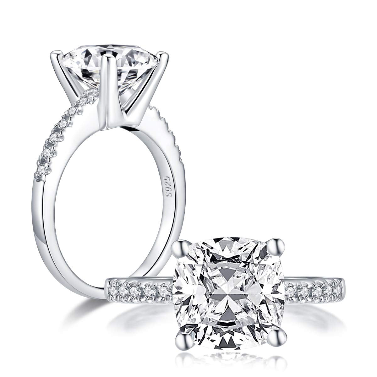 princess cut ring, travel ring under $50, cheap wedding under $50, cheap cubic zirconia rings, silver cz ring, cheap cubic zirconia engagement ring, princess ring