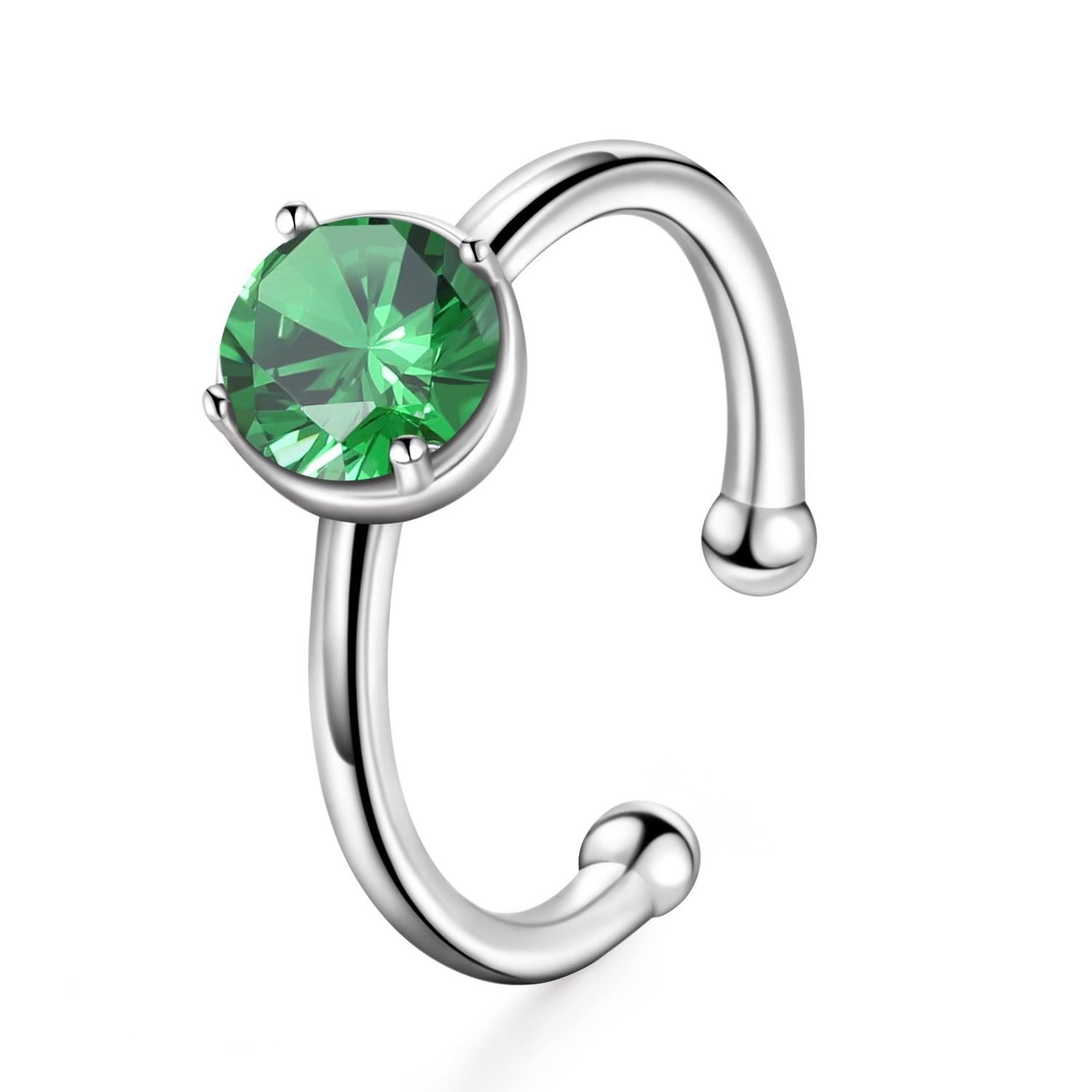 may birth stone, birthstone rings, cubic zirconia, cz rings