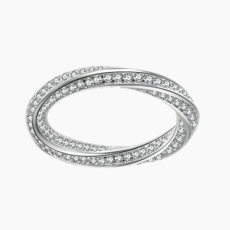925 Sterling Twisted Gems Ring