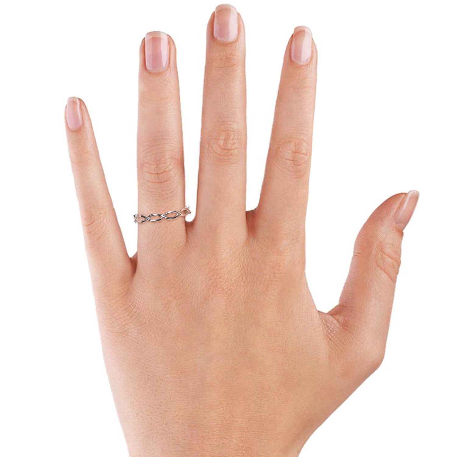 inexpensive promise ring, cheap wedding ring for him, cheap wedding rings for men, his hers wedding rings, silver knot chain ring, mens wedding rings bands