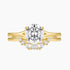 14K gold plated rings; quality rings for her; Eamti; crown ring