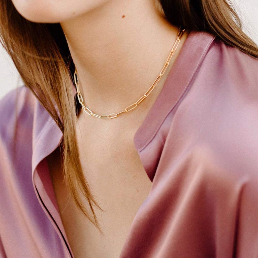 gold plated initial necklace, fashion necklace for women, layered necklace