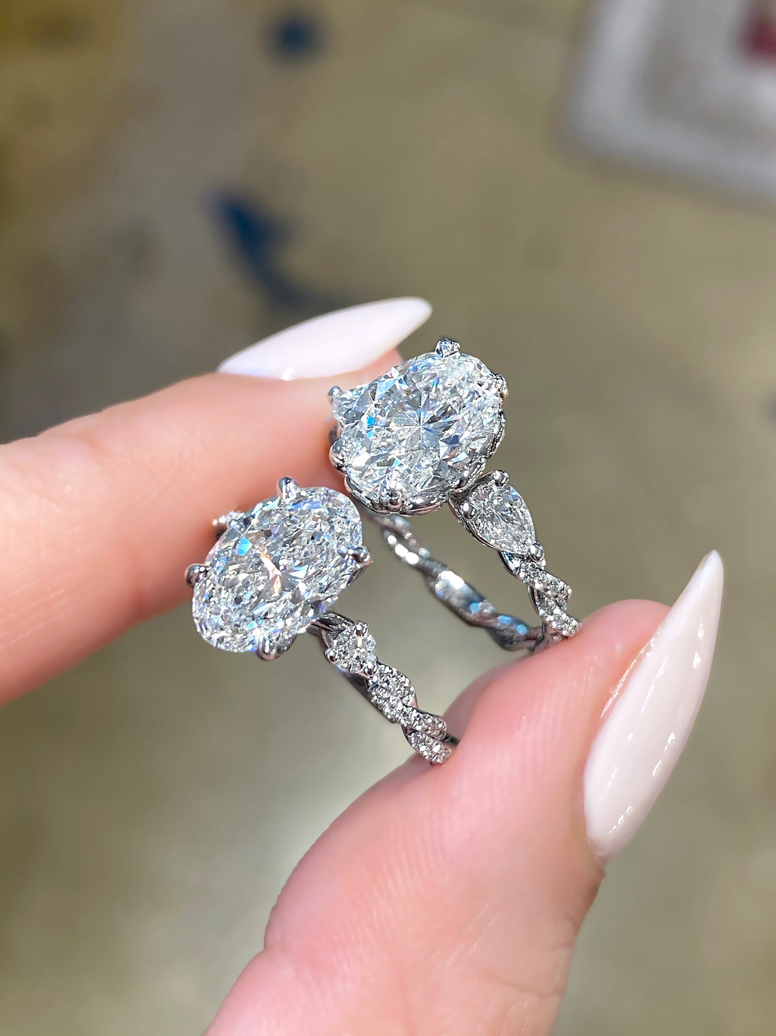 sterling silver rings; twisted gemstone rings; Eamti, cubic zirconia ring, stackable ring, affordable jewelry for woman, cheap ring under $50