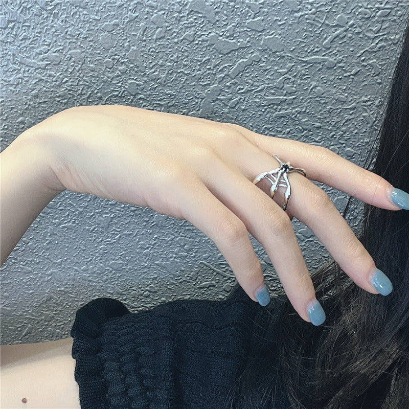 sterling silver rings, cubic zirconia rings, statement rings