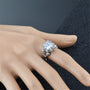 cubic zirconia rings, cz stones, cheap rings, 925 silver
