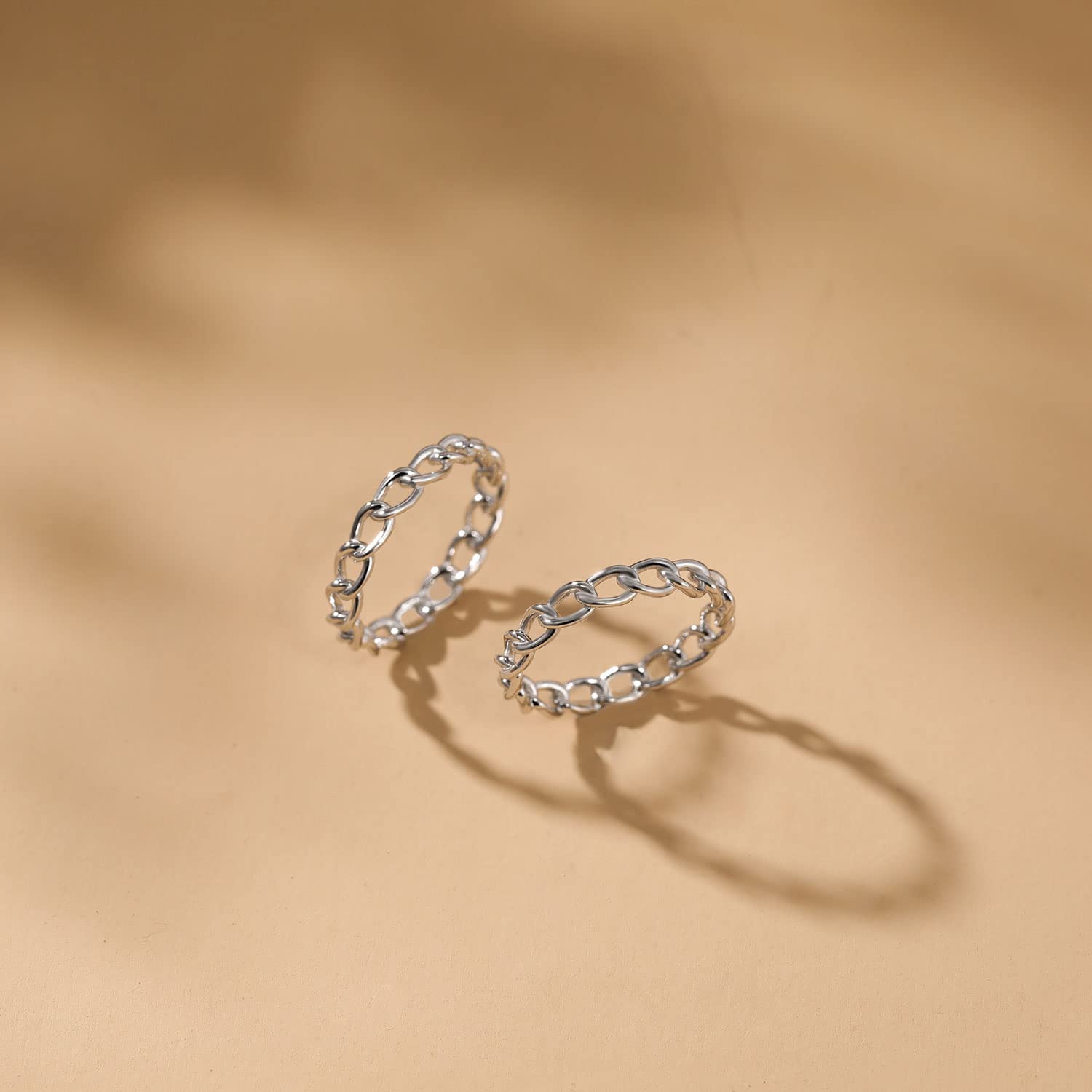 mens chain ring, wedding rings for him, inexpensive promise rings, cheap engagement rings under 100, cheap wedding rings for men, s925 chain ring, silver chain ring for women