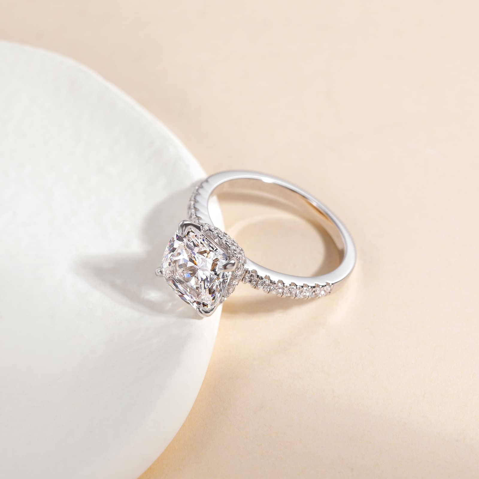 cushion cut engagement rings, cushion cut diamond ring, cubic zirconia engagement ring, cubic zirconia wedding ring, cushion cut ring, cushion ring