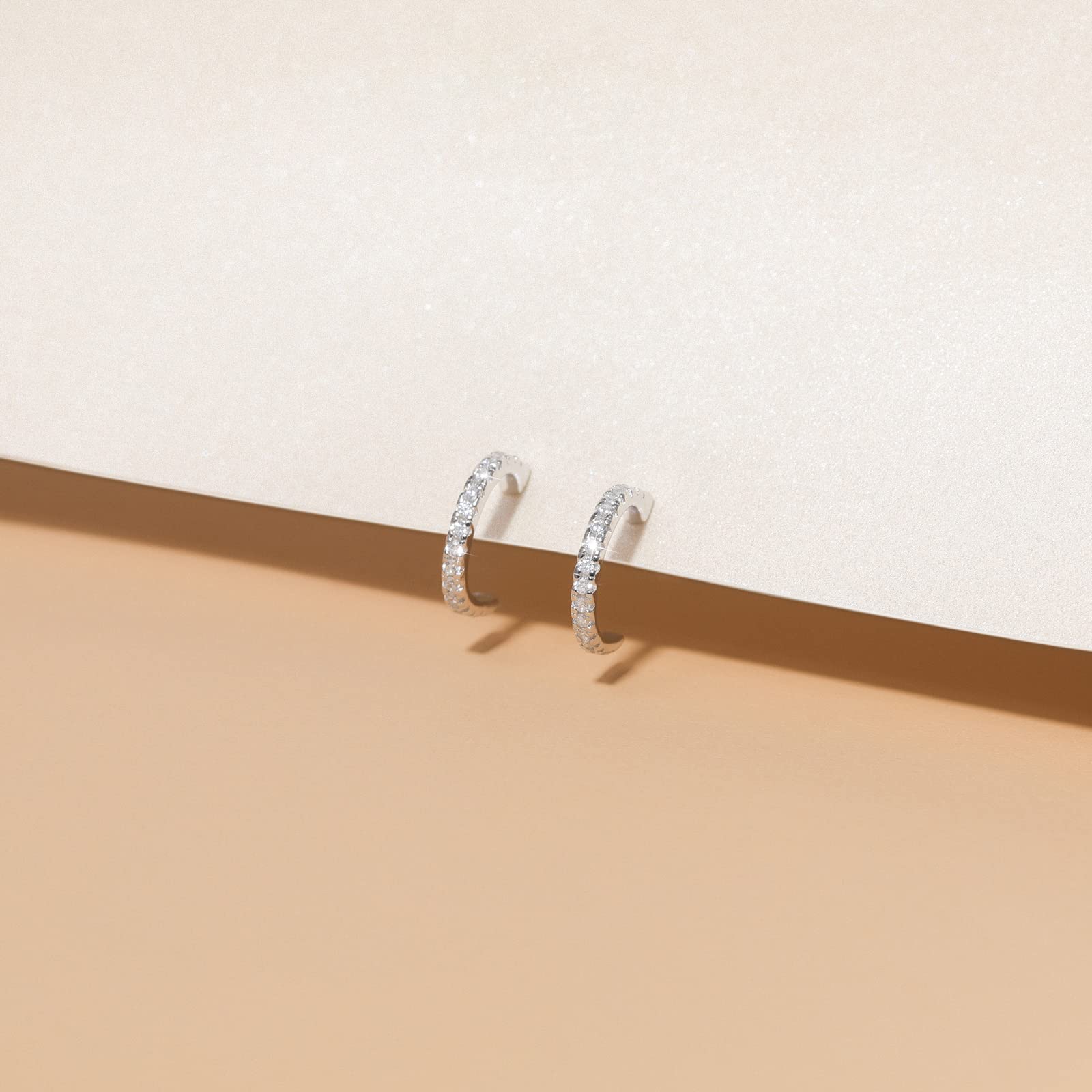 925 sterling silver earrings; hoop earrings; Eamti;