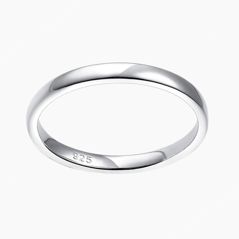 2MM Classic 925 Sterling Wedding Bands