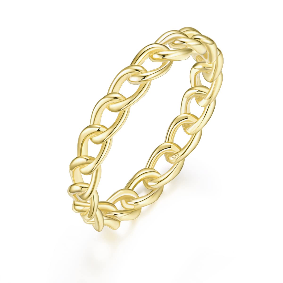 mens chain ring, wedding rings for him, inexpensive promise rings, cheap engagement rings under 100, cheap wedding rings for men, s925 chain ring, silver chain ring for women