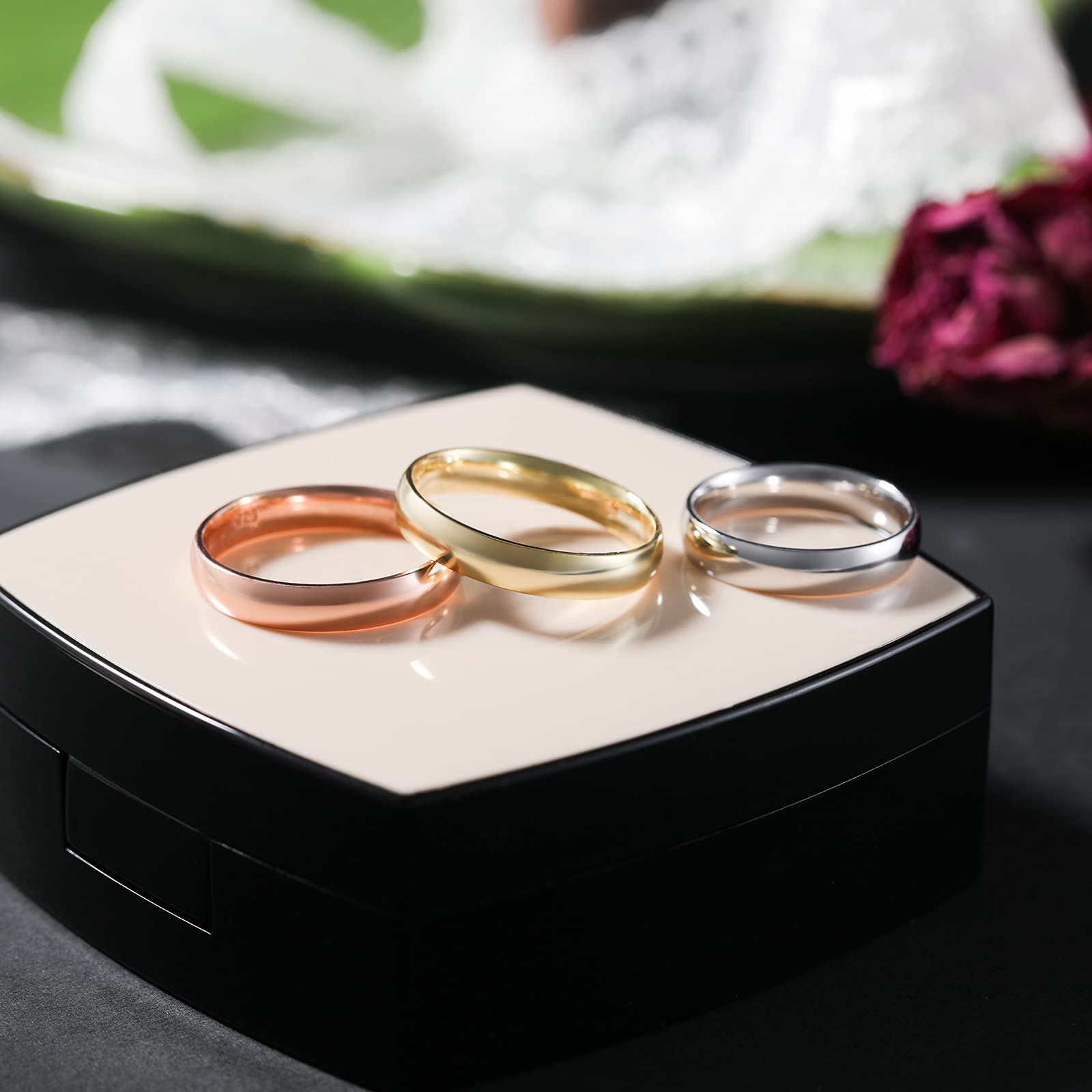 pure dome wedding rings, sterling silver rings, cool mens wedding bands, mens wedding band, cool band for men, 4mm rings band, mens silver wedding bands, cheap mens wedding bands