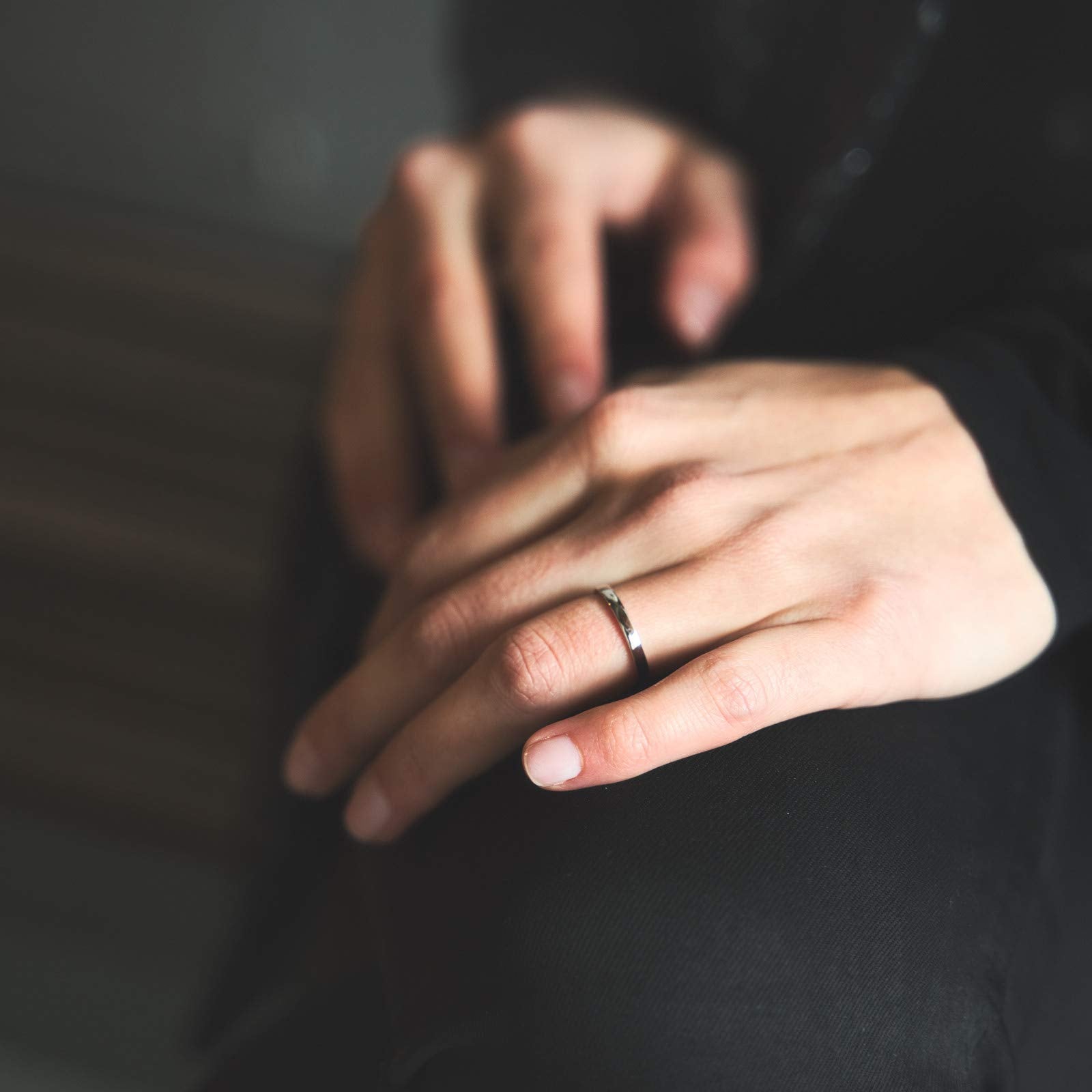 2mm Classic Sterling Silver Men's Wedding Ring